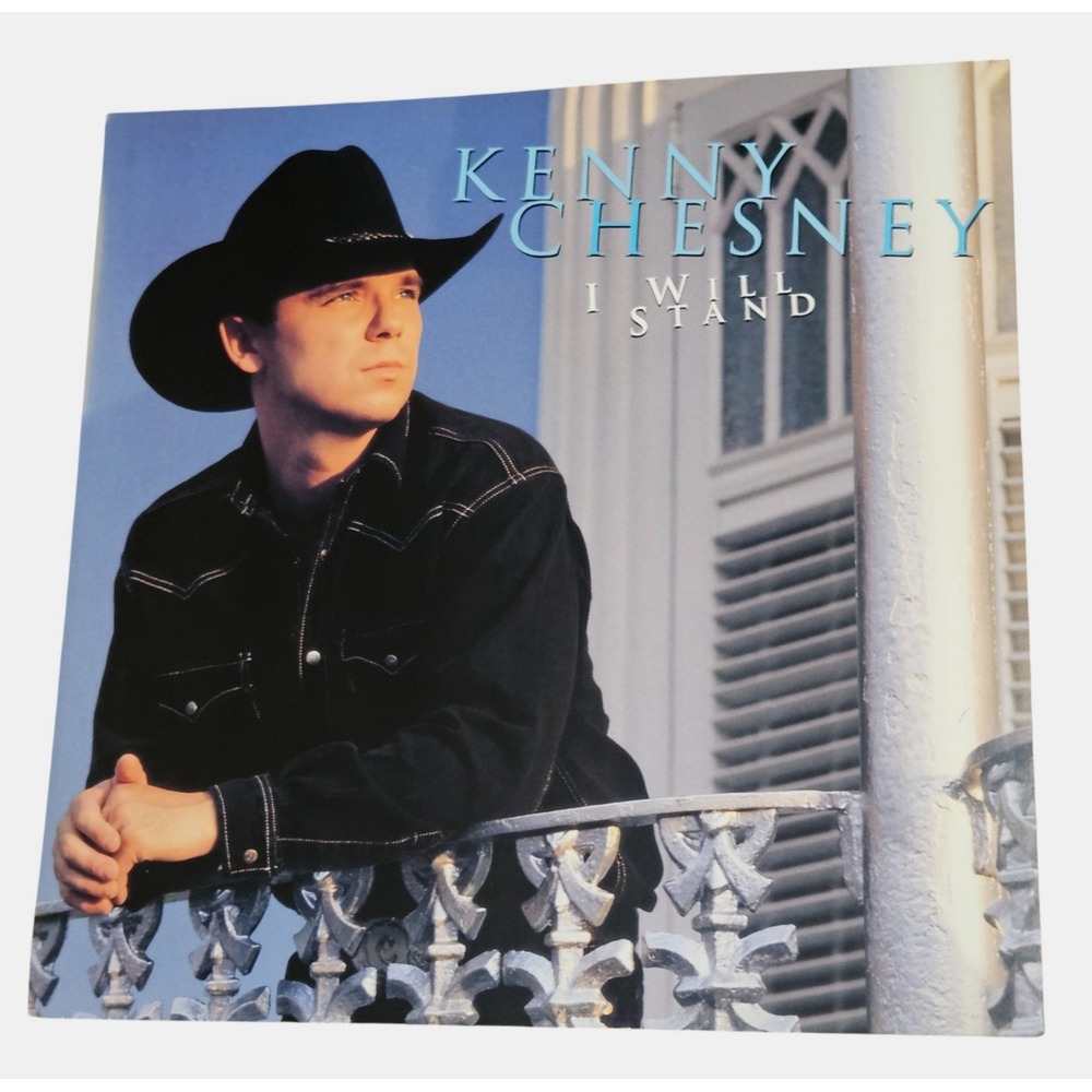 Kenny Chesney I Will Stand 1997‎ Promo Flat Poster 12x12 Folk World Country